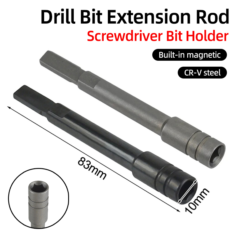 Screwdriver Set - Drill Bit Extension Rod Magnetic Screwdriver