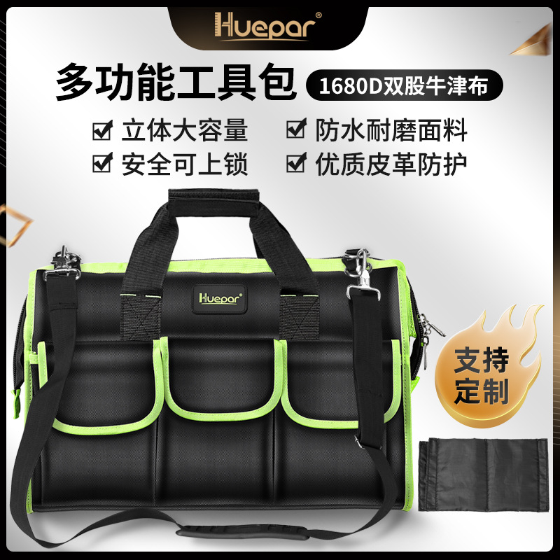 Tool Bag - Huepar Multifunctional Toolbox Toolkit Portable Tool