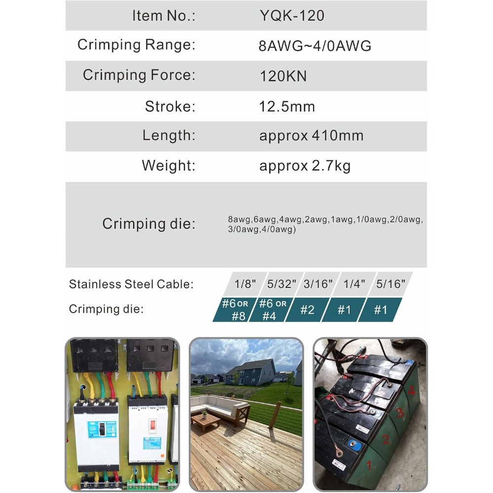 Compact Hydraulic Crimping Too - Tool Set ulasan dan harga