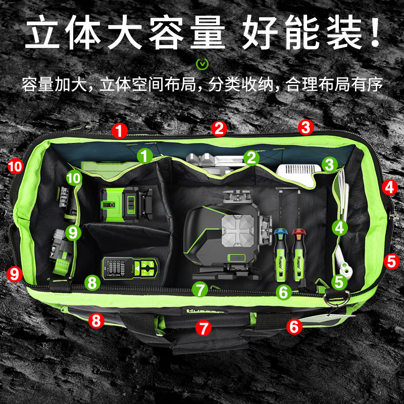 Huepar Multifunctional Toolbox - Tool Bag ulasan dan harga