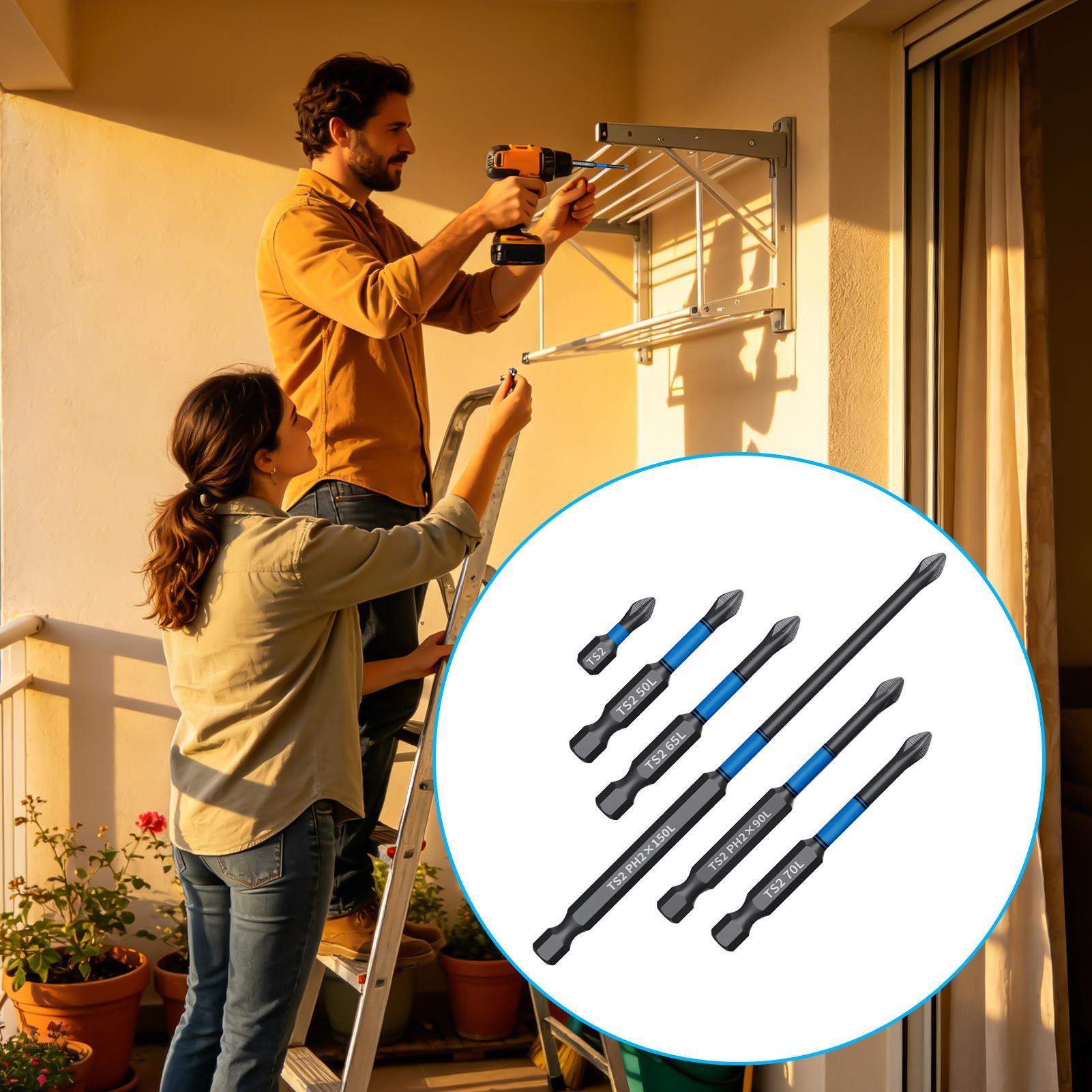 Drill Screwdriver Bit Set 6-Pi - Screwdriver Set ulasan dan harga