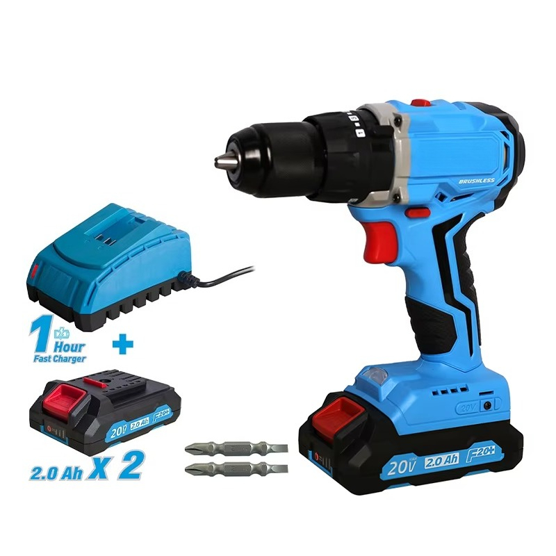 20v Cordless Brushless Drill P - Screwdriver Set ulasan dan harga