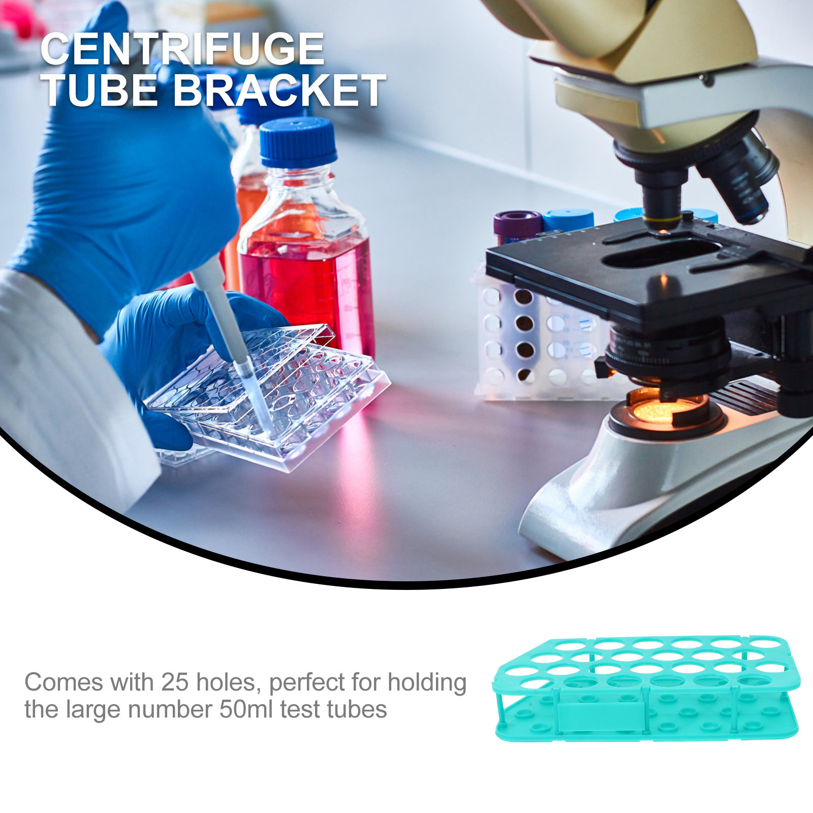 Centrifuge Tube Rack 25 Holes  - Tools Youtube ulasan dan harga